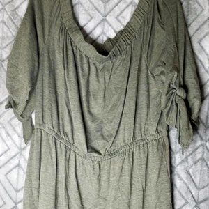 Army Green Knit Dress